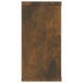 vidaXL Kockové police 2 ks dymový dub 100x15x30 cm spracované drevo