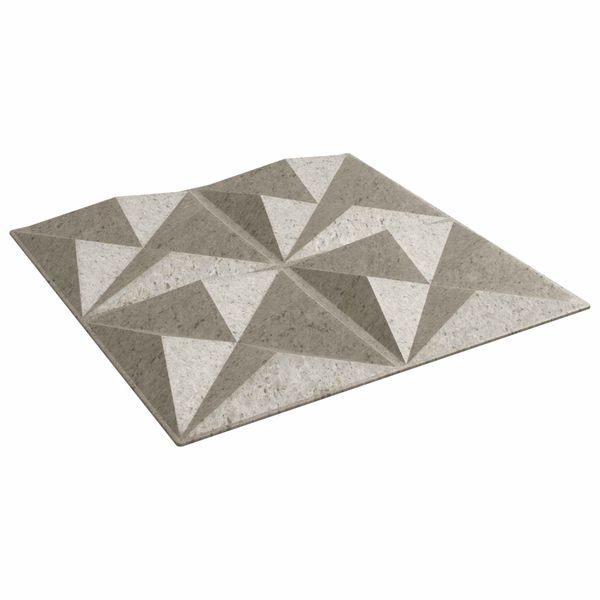 vidaXL Nástenné panely 24 pcs Origami Beton 50 x 50 cm XPS Pena