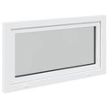 vidaXL Otočné a sklopné okno do suterénu RISOR 110 x 60 cm PVC a sklo