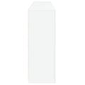 vidaXL Komoda s LED svetlami biela 181,5x37x100 cm