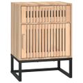 vidaXL Nočný stolík 40x30x55,5 cm kompozitné drevo a železo