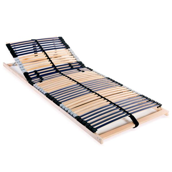 vidaXL Lamelový posteľný rošt so 42 lamelami a 7 zónami 70x200 cm