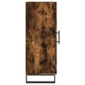vidaXL Komoda dymový dub 34,5x34x90 cm spracované drevo