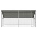 vidaXL Klietka pre sliepky 2 ks Strieborná 400 x 200 x 200 cm