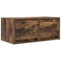 vidaXL TV stolíky 2 ks dymový dub 60x31x25,5 cm spracované drevo