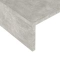 vidaXL Stojan na monitor betónový sivý 60x23,5x12 cm spracované drevo