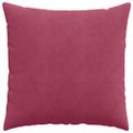 vidaXL Vankúše na pohovku 2 pcs Víno červené 80 x 80 cm