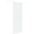 vidaXL Posuvné dvere ORKDAL 83 x 232 cm Borovicový masív Biela
