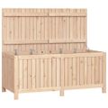 vidaXL Záhradný úložný box 147x68x64 cm masívna borovica