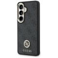 Obal Guess 4G Big Rhinestone Triangle Strap MagSafe pre Samsung Galaxy S26 čierna