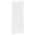 vidaXL dvierka skrinky Louvred Design biela 61,5x29,5 cm