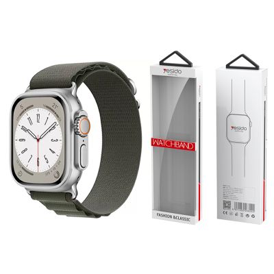 YESIDO WB24 SPORT STRAP LOOP for APPLE WATCH 38/40/41 GREY