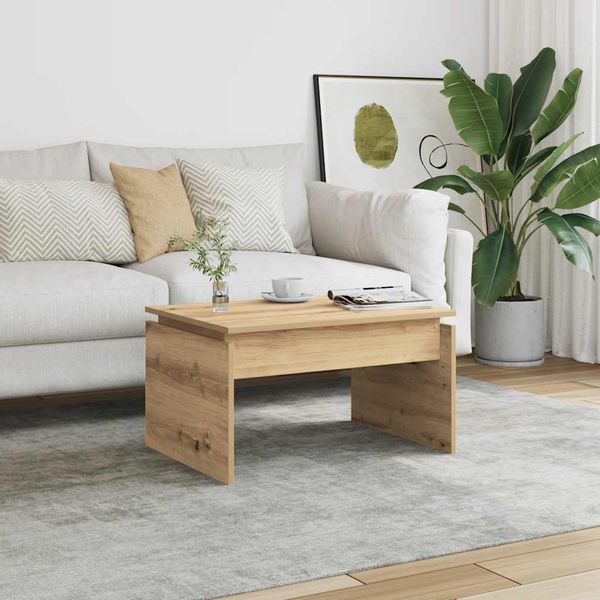 vidaXL Konferenčný stolík Artisan Dub 68x50x38 cm Upravené drevo