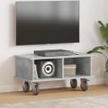 vidaXL TV stolík 68,5 x 35 x 35 cm Betónová šedá Kompozitné drevo