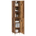 vidaXL Highboard 2 ks Staré drevo 34,5 x 34 x 180 cm Kompozitné drevo