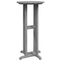 vidaXL Barový stôl Svetlosivá 55 x 55 x 107 cm Polyetylén
