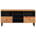 vidaXL TV skrinka 100x33x46 cm akáciový masív