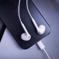 Maxlife káblové slúchadlá MXEP-04 USB-C biela