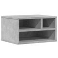 vidaXL Stojan na tlačiareň sivý 40x32x22,5 cm kompozitné drevo