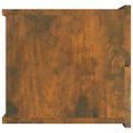 vidaXL Nočný stolík dymový dub 40x30x30 cm spracované drevo