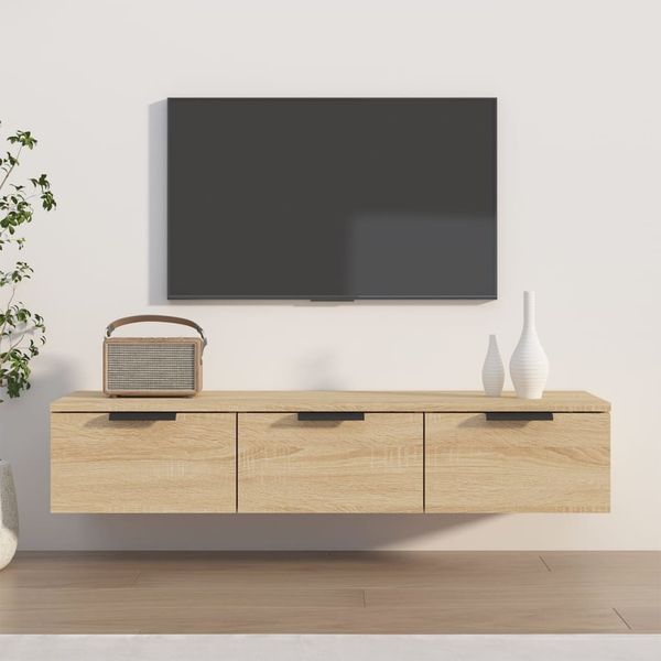 vidaXL Nástenná skrinka farba dubu sonoma 102x30x20cm spracované drevo