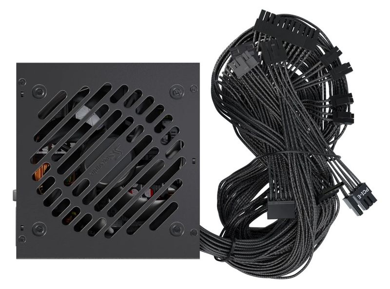 SEASONIC zdroj Core GC-850 / 850W / ATX3.1 / 120mm fan / 80PLUS Gold Zdroj, 850W, ATX 3.1, PCIe 5.1, 80 PLUS Gold, 12V-2×6 kabel, S2FC, 120mm HDB ventilátor, cerný