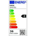 LED žiarovka Filament ED90 / E27 / 36 W (327 W) / 6 000 lm / neutrálna biela