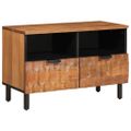 vidaXL TV skrinka Drevité hnedé dokončenie 70 x 33 x 46 cm