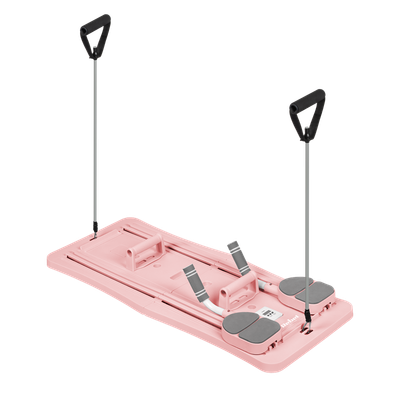 Fitness sada na pilates REBEL ACTIVE RBA-3069-PK multifunkční 9v1 růžová