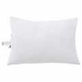 vidaXL Vankúš s vankúšom Biela 70 x 50 x 20 cm Polyester