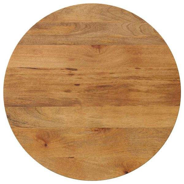 vidaXL Stolová doska Ø 70x2,5 cm okrúhla masívne mangovníkové drevo