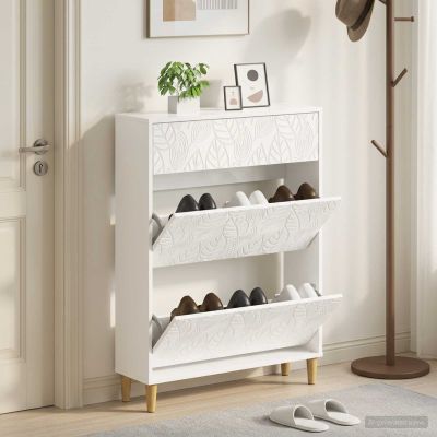 vidaXL Skriňa na topánky DELFT 78 x 24 x 103 cm Kompozitné drevo