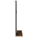 vidaXL Kúpeľňové zrkadlo s policou dymový dub 50x12x60cm kompoz. drevo