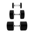 Sada jednoručných polyuretánových činiek HMS HPC set 2 x 2,5 - 50 KG CPU - 1050 KG