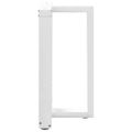 vidaXL Nohy k jedálenskému stolu v tvare T, 2 ks, biele, 50x35x(72-73) cm, oceľové