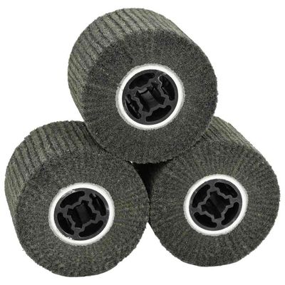 vidaXL Brúsne valce 3 pcs Čierna 12 x 12 x 10 cm Syntetické vlákno