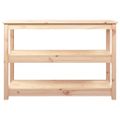 vidaXL Konzolový stolík 110x40x74 cm masívne borovicové drevo