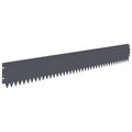 vidaXL Obrubník trávnika 30 ks 103 x 15 cm Oceľ Antracitová