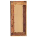 vidaXL Zrkadlo s obložením s Budhom 50x110 cm masívne recyklované drevo