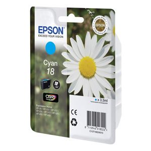 kazeta EPSON XP-305 T1802 18 Cyan (180 str.)