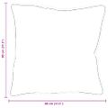 vidaXL Vankúš 81 x 81 x 40 cm Polyester Biela