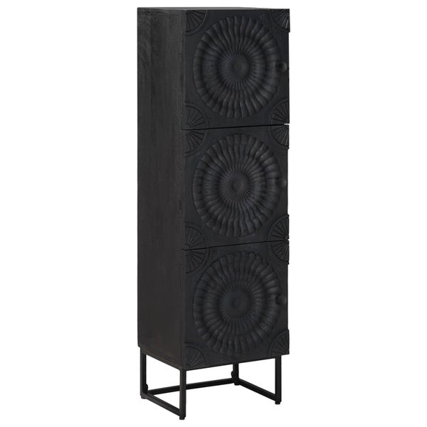 vidaXL Highboard Čierny 35 x 30 x 120 cm