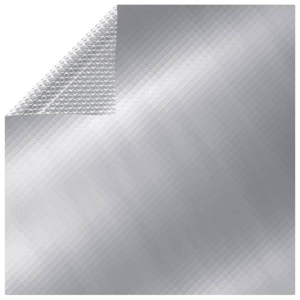 vidaXL Bazénová plachta strieborná 400x200 cm PE