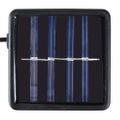 vidaXL Ozdobné kríky, tvar gule so solárnou LED reťazou, 2ks, umelé listy, 27 cm