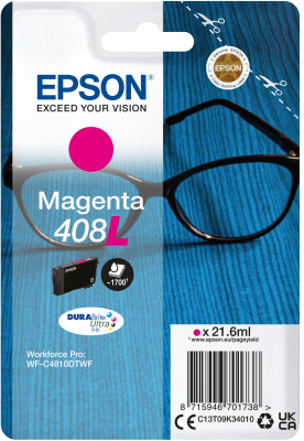 EPSON Singlepack Magenta 408L DURABrite Ultra Atrament
