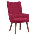 vidaXL kreslo Víno červené 63 x 67 x 94 cm Zamat