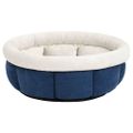 vidaXL Pelech pre psa 50x50x22 cm modrý