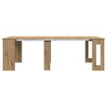 vidaXL Jedálenský stôl 240 x 85 x 75 cm Kompozitné drevo Dub artisan