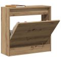 vidaXL Skriňa na topánky 60 x 21 x 57 cm Kompozitné drevo