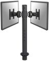 Neomounts FPMA-D050BLACK/Držák displeje/na stůl/10-30"/průchodka/VESA 100X100/nosn. 2x10kg/2 displeje/černý Držák, VESA, stolní, pro 2 ploché monitory, úhloprícka 10"-30", náklon 20°, otácení 180°, rotace 360°, nosnost 20kg, cerný